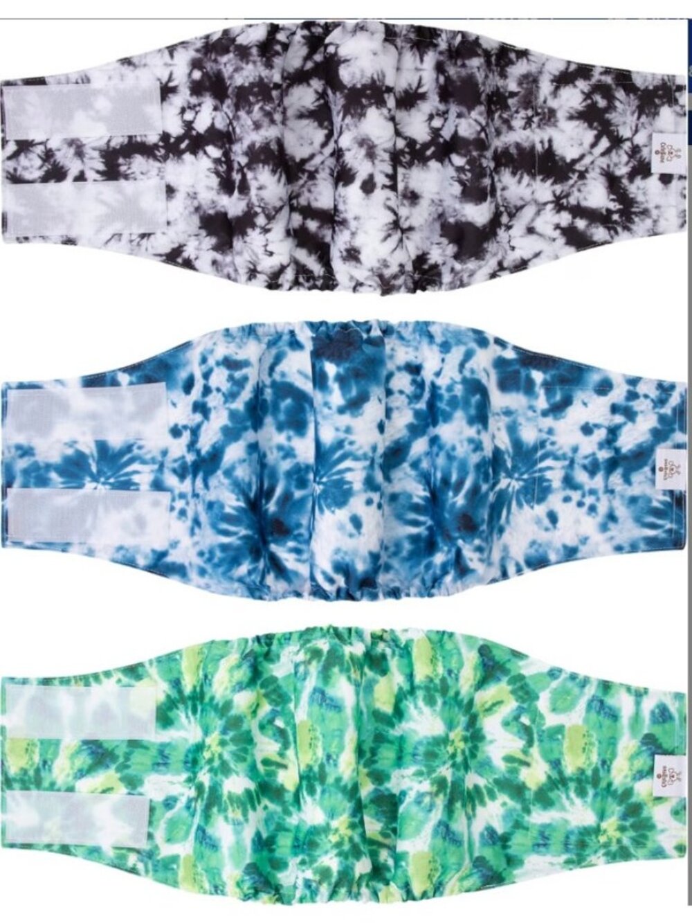 Lot of 3 - Cutebone  Reusable Dog Diaper Belly Band - Size M - New